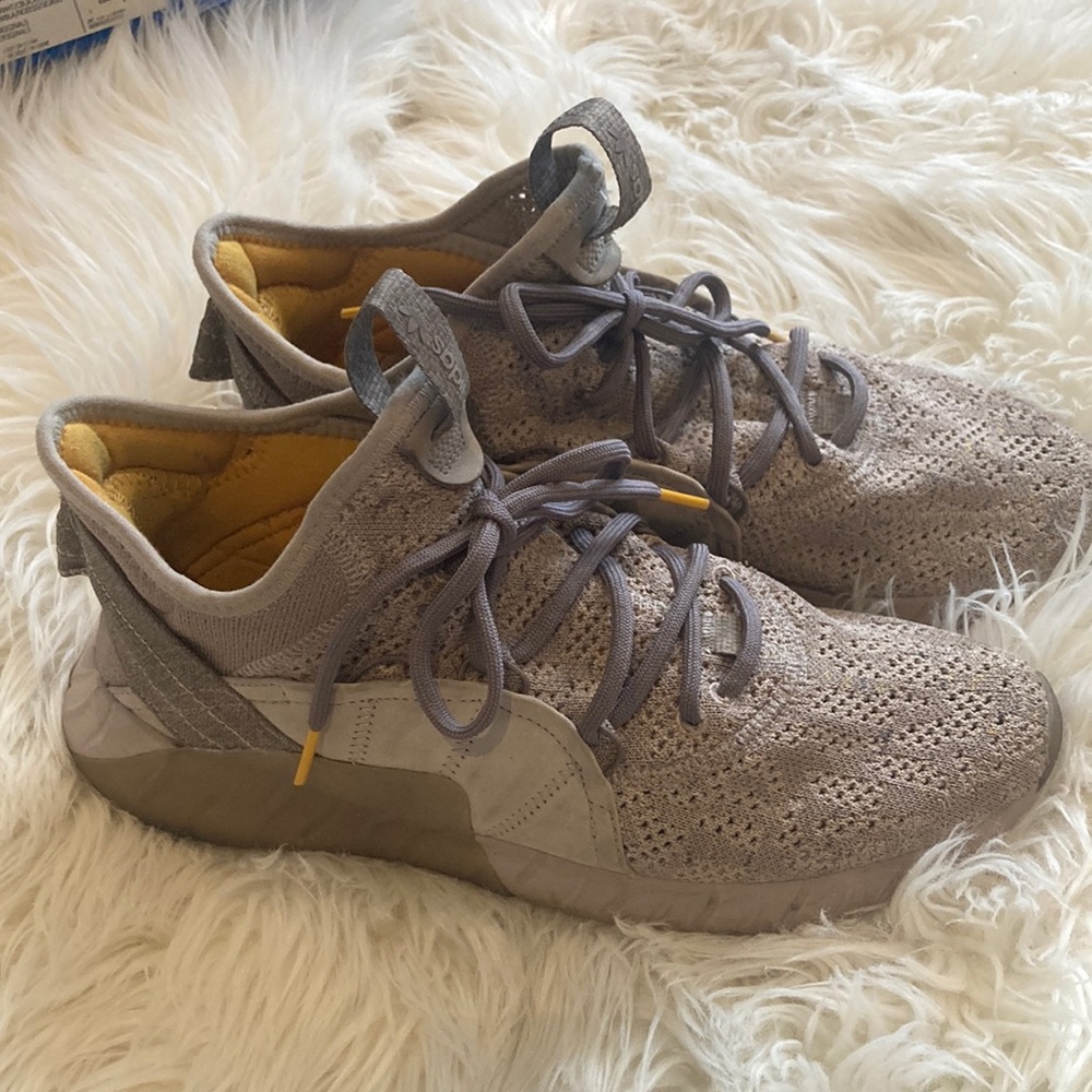 adidas Gray and Yellow Sneakers